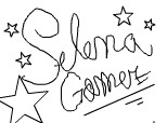 Autograful Selenei Gomez