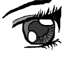 Black Anime Eye