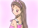 ..pink anime girl..