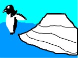 pinguinul care sare in apa