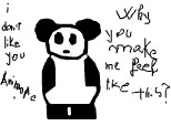 sad panda :(
