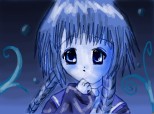 Anime blue girl-colaborare
