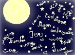moon and stars:D