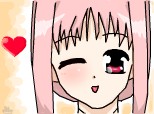 pinky cute anime girl