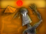 Mumia in excursie la Piramide...-Mihai (made)