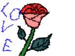 love un trandafir