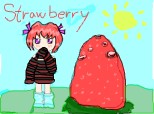 cute strawberry girl