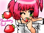 strawberry anime girl