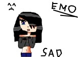 sad emo girl
