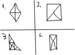 1.Cate triunghiuri sunt in imaginea 1?Dar in imaginile 2,3,4?