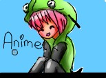 anime frog-puppy girl