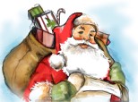 He\'s making a list..he\'s checking it twice