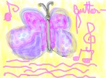 pink, violet, blue and purple butterfly