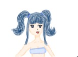 Blue Anime Girl