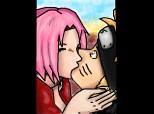 Naruto and Sakura - kiss (mare se vede mai bine)