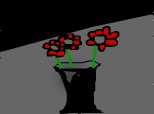 O vaza cu flori