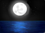 mare sub clar de luna