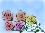 un buchet de trandafiri