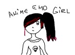 anime emo girl