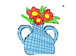 O vaza cu flori:))