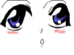 anime cute face