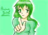 amine girl green