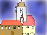 am desenat turnul olarilor din scumpul meu oras in care locuiesc este vorba de sibiu