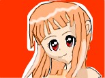 anime girl orange