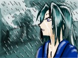 Takuya in the rain