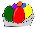 oua de paste colorate
