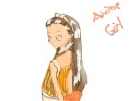 Anime Girl Orange