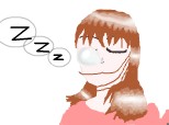 o fata anime care doarme