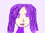 purple anime girl