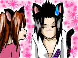 Sasuke kitty :3 sa nu va mai aud ca il tradez p taky :)) pt ca taky e la alta categorie fatza de sas