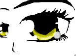 anime yellow eye