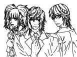 Misa, Mikami and Kira