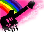guitar rainbow