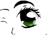 anime green eye