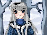 anime winter girl..