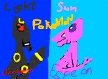 Umbreon(Light Pokemon) and Espeon(Sun Pokemon)