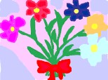 un buchet cu flori