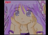 Anime purple girl