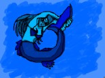 blu anime mermaid
