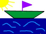 Barca pe valuri