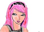 ...pink emo girl ...