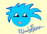 my puffle is blue