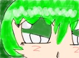 Green Anime Girl