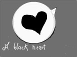 A black heart