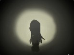 girl at moonlight