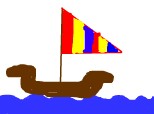 o barca pe apa